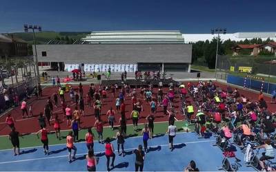 ‘Zumba & Spinning batera’ elkartasun eta kirola bat eginik Ororbian