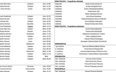 ASTEBURUKO partiduak