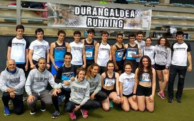 Durangaldea Running-eko gazteei puntu bakar batera geratu zaie Bizkaiko txapelketa