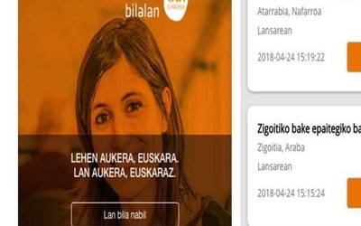 Abian da 'Lansarean App': lan aukera euskaraz izatea errazten duen aplikazioa