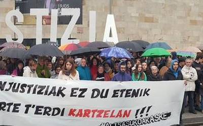 Altsasuko gazteen askatasuna eskatu dute 548 egun espetxean daramatenean