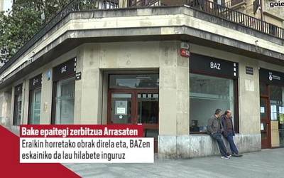 Bake epaitegiko obrak bukatu bitartean, zerbitzua BAZen eskaintzen hasi dira