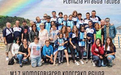 Sexu-aniztasuna aldarrikatu du Plentzia Piragua Taldeak