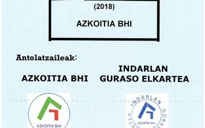 XXVII. Bertso Paper Lehiaketa antolatu dute Azkoitia BHIk eta Indarlan guraso elkarteak