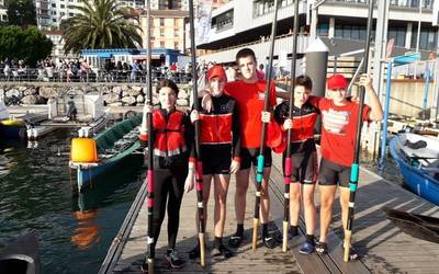 Zumaia Pasaiako Itsas Festibaleko batel estropadetan