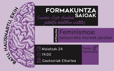 Feminismoa lantzeko lehen tailer mistoa antolatu du Erandioko Gazte Asanbladak