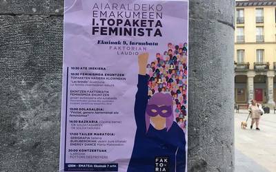 Ekainaren 9an egingo dute "Aiaraldeko emakumeen I.Topaketa Feminista"