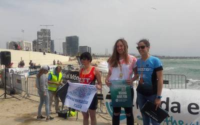 Leire Zeziaga bigarren, Swim Barcelona itsas zeharkaldian