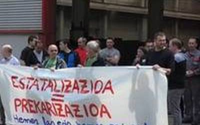 Lanuzteak hitzarmenen estatalizazioaren aurka