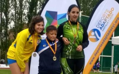 Olaia Gurrutxaga hirugarren, Espainiako atletismo egokituko txapelketan