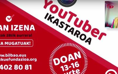 Bilbotarrei zuzenduta youtuber izateko hiru ikastaro eskainiko dituzte ekainean