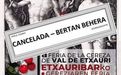 Etxauribarko Gereziaren Besta bertan behera utzi dute eguraldiagatik