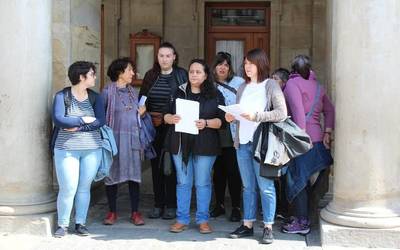 Indarkeririk gabeko jai eredua aldarrikatu du mugimendu feministak