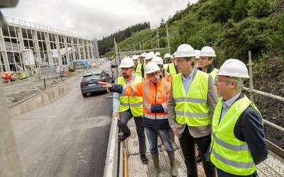 "Gipuzkoako Ingurumen Guneko lanen erdia" eginda dagoela dio Aldundiak