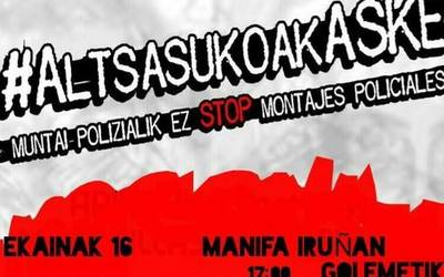 Altsasuko gazteen aurkako epaia salatzeko manifestaziora joateko autobusa antolatu dute