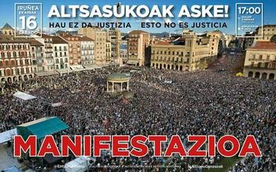 Iruñeko manifestaziora joateko autobusa antolatu dute Soraluzetik