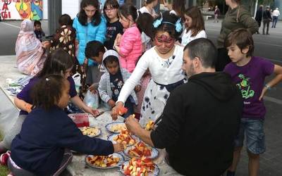 Eguraldiak desitxuratu egin du Arrasateko ludoteken festa