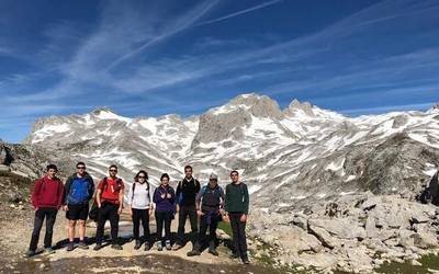 Picos de Europa bisitatu dute Matxinkortako kideek