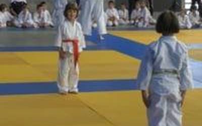 Judo ikasleen topaketa Gabirian