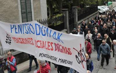 Eskualdeko manifestazioa deitu dute Aiarako pentsionistek