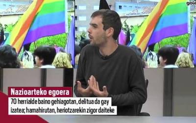 Xabi Vallina: "Defendatzen duguna da normaltzat hartzea bakoitzak bere nortasuna eta bere desioak nahi dituen moduan gozatzea"