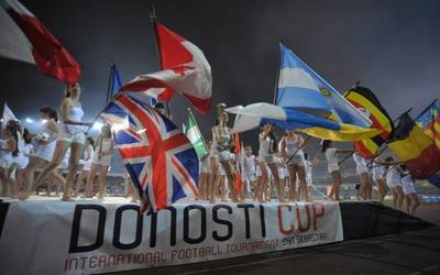 Donosti Cup nazioarteko futbol txapelketako partidak jokatuko dituzte Beran eta Lesakan