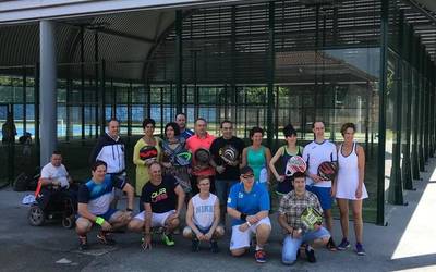 Hiru padel pista berri inauguratu dituzte Durangon