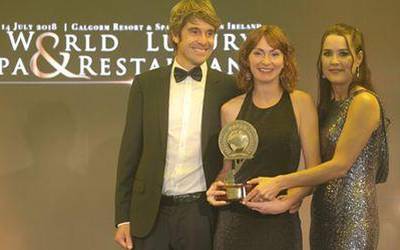 Bodega Katxiña Jatetxeak 'World Luxury Restaurants Awards' saria jaso du Belfasten