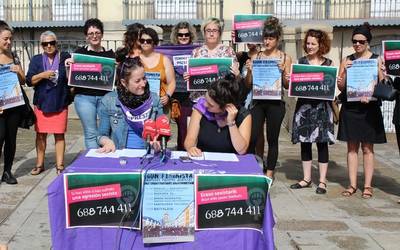 "Beharrezko baliabideak" eskatu dizkio Udalari Mugimendu Feministak
