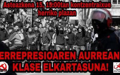 Errepresioaren aurkako elkarretaratzea