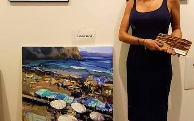 Maria Teresa Durák irabazi du Kaleko pintura lehiaketa