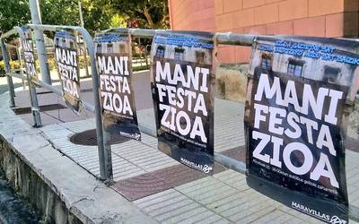 Maravillas gaztetxearen aldeko manifestazioa, larunbatean