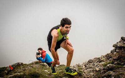 Joseba Diaz irabazle eta Imanol Larrañaga hirugarren Belaguako Bertikalean