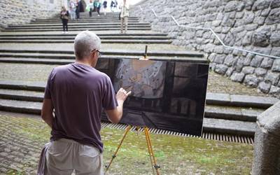 Pintura lehiaketa antolatu dute Arantzazun zapaturako