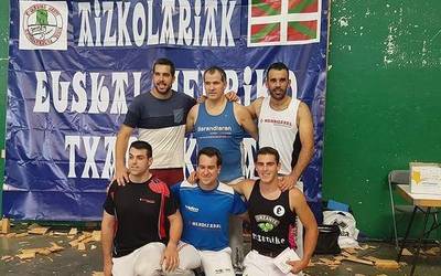 Mikel Larrañaga, Euskal Herriko Lehen Mailako Aizkora Txapelketako finalera