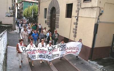 Pentsioak ipar dituen ekintzaz betetako astea