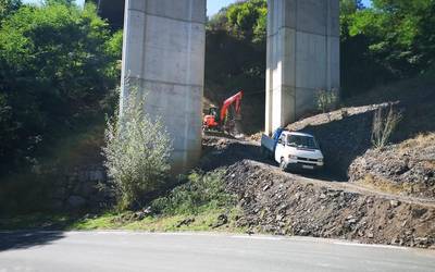 Apotzagako zubibidearen drainatze obrak, abian