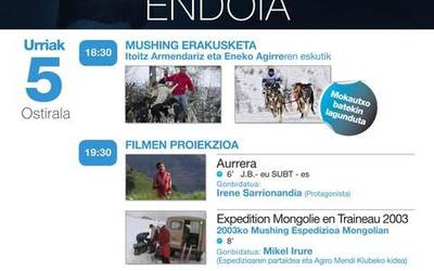Bilboko mendiko film jaialdiko lanen proiekzioa egingo da gaur Endoian