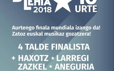 Banden Lehiako lau finalistak hautatuta: Dekot, Zizel, Nau eta Belatz