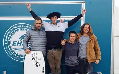 Mikel Atxega hirugarren Euskal Herriko bodyboard txapelketan
