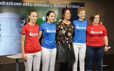 Larunbatean Emakumeen Esku-pilotako I. Bizkaia Txapelketako finala jokatuko da Bizkaia frontoian