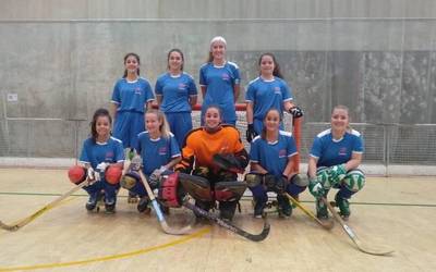 Emakumezkoen Patin Hockey 1. Iparralde Ligan bi talde nafar parte hartzen ari dira