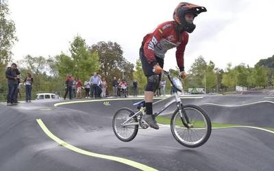 Irailean irekiko dute Trinitariosko 'pump track' pista berria