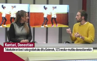 Asteburuan Donostira helduko da Kantari