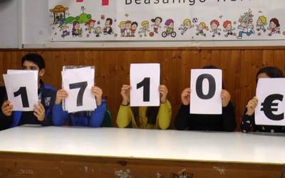 1.710 euro bildu ditu Alkartasuna Lizeoko Merkatu Txikiak Haitiko Lasserre herrian eskola bat eraikitz