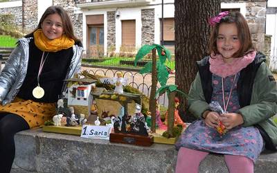 Elena eta Maria Amaroren jaiotzak jaso du lehen saria 32. Jaiotza Lehiaketan
