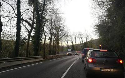 Trafiko geldoa izango da Zudugarai gainean goizean zehar