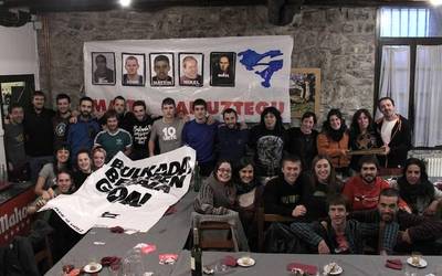 Gazte antolakuntzaren 30 urteak ospatzeko bazkaria egin dute Lesakan