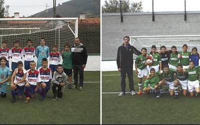 Infantil mailako futbol derbia jokatuko dute Gure Txokoak eta Beti Gaztek