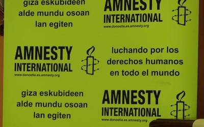 Amnistia Internacional-ek hitzaldia eskaini du Ordizian